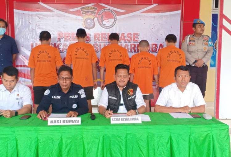 Sepanjang Agustus-Oktober 2025, Satres Narkoba Polres Kuansing dan Jajaran Polsek Ungkap 34 Kasus Narkoba