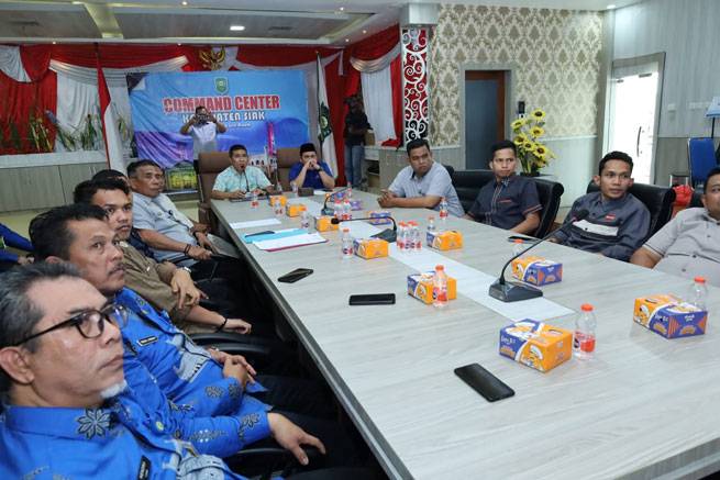 Kepala Dinas Kominfo Siak Terima Kunjungan Kerja Komisi IV DPRD Rohul