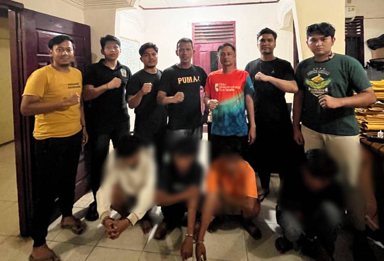 Gerak Cepat, Polsek Kandis Ringkus Empat Terduga Pelaku Persetubuhan Anak di Bawah Umur