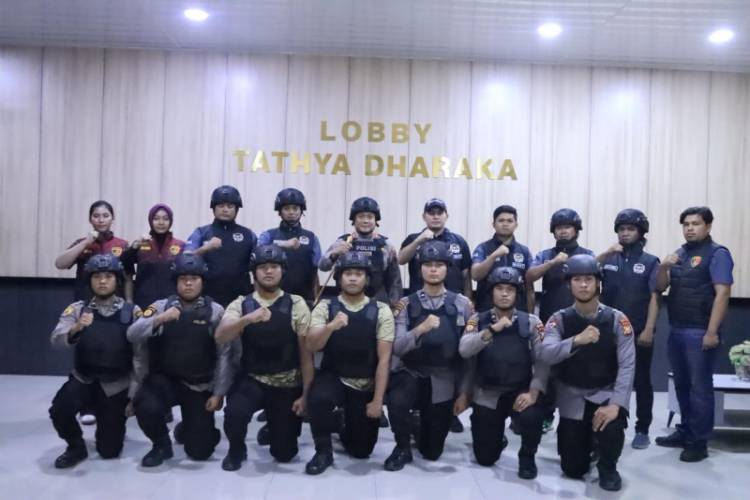 Kapolres Rohil Pimpin Langsung Tim RAGA dalam Mengamankan Situasi Kamtibmas