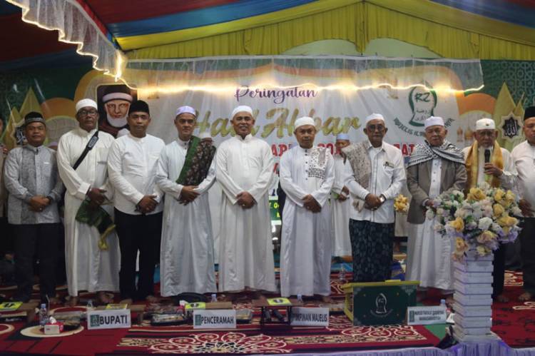 Bupati Herman Ajak Jamaah Teladani Syech Abdul Qadir Al Jailani pada Haul Akbar di Tempuling