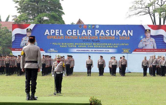 Tingkatkan Kesadaran Lalu Lintas, Polda Riau Gelar Operasi Patuh Lancang Kuning 2026