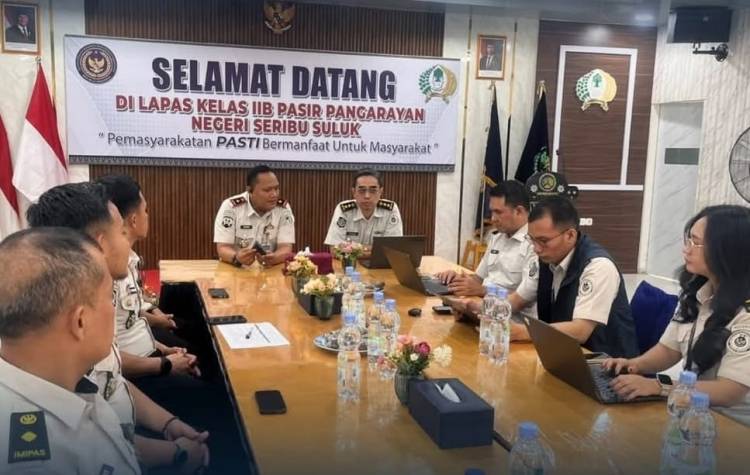Lapas Pasir Pangarayan Sambut Audit Kinerja Inspektorat Jenderal Terkait Penanganan Overcapacity dan Overcrowding