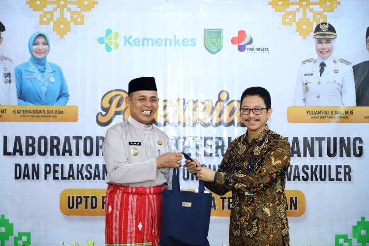 Bupati Inhil Resmikan Labor Katerisasi Jantung RSUD Puri Husada