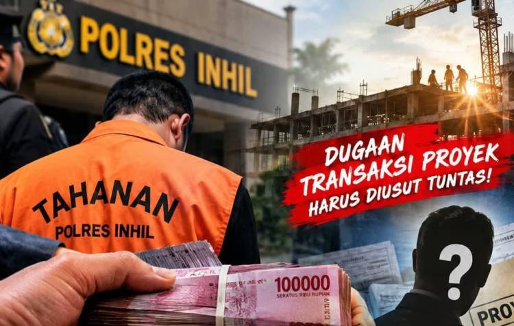 Dugaan Jual Beli Proyek di Inhil, APH Diminta Perjelas Status DK