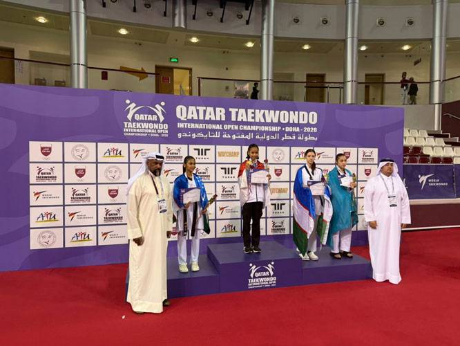 Atlet Taekwondo Indonesia Raih Medali Emas Kategori Cadet U47 Putri di Doha, Qatar