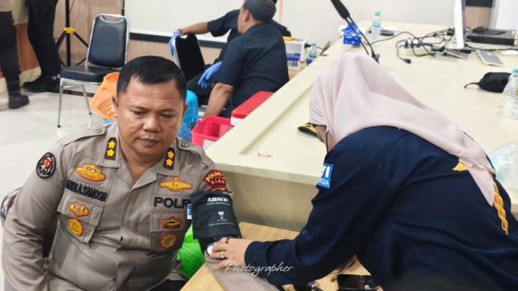 Sambut 75 Tahun Humas Polri, Polda Riau Gelar Aksi Donor Darah, Wujud Nyata Bersama Masyarakat