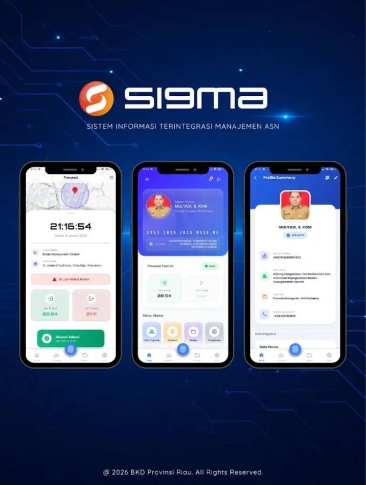 Aplikasi Digital SIGMA, Cegah Manipulasi TPP Pemprov Riau