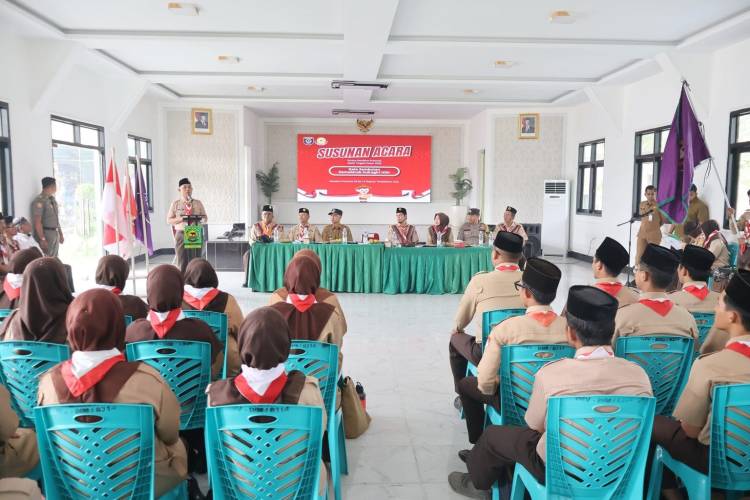 Bupati Herman Dorong Pembina Pramuka Saling Belajar dan Berbagi Pengalaman