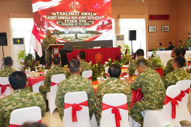 Itjen TNI Perkuat Pengawasan, Kawal Akuntabilitas Program dan Anggaran