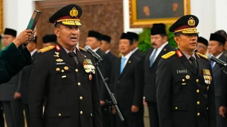 Listyo Sigit Diganti, Presiden Prabowo Lantik Jenderal Suyudi Ario Seto Sebagai Kapolri