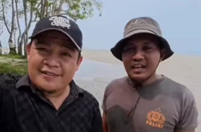 Konten Creator BangEvan Promosikan Wisata Bono, Ipda Vicki Rizky Sampaikan Pesan Kamtibmas
