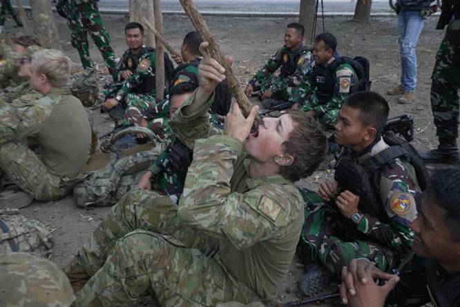 TNI&ndash;ADF Asah Kemampuan Bertahan Hidup di Alam Liar