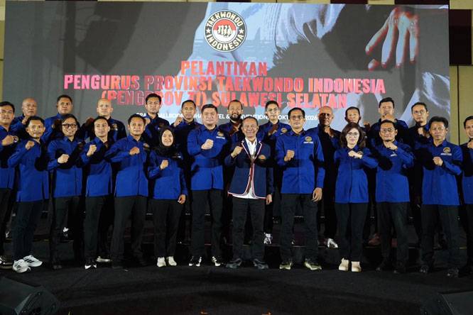 Ketum PBTI Jenderal TNI Richard Tampubolon Lantik Ketua Pengprov Taekwondo Indonesia Sulawesi Selatan Periode 2026&ndash;2030
