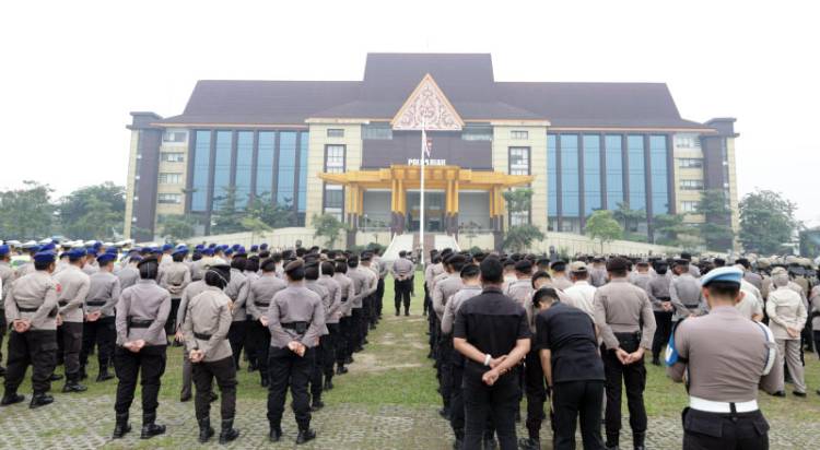 Antisipasi Unjuk Rasa, Kapolda Riau Tekankan Pengamanan Humanis dan Profesional