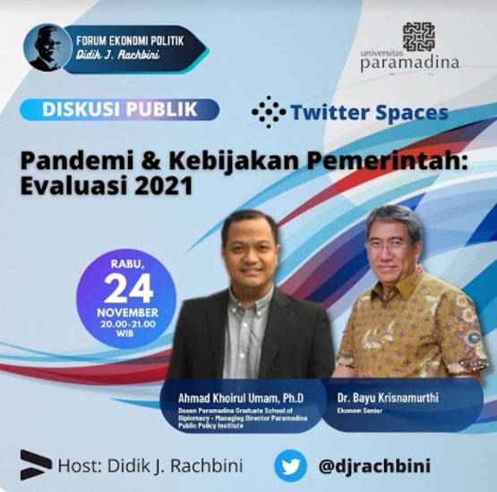 &ldquo;Pandemi dan Kebijakan Pemerintah: Evaluasi 2021&rdquo;