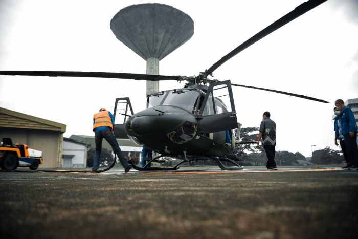 PTDI Kirim Helikopter Bell 412EPI Serbu Keenam TNI AD