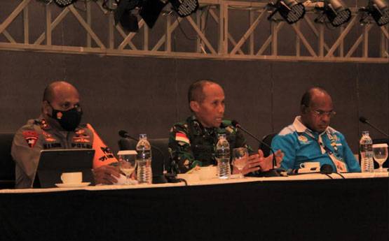 Bahas Kunjungan Wapres RI Dan Pembukaan Peparnas XVI, Pangdam Cenderawasih: Sinergitas Semua Pihak Kunci Utama Kesuksesan