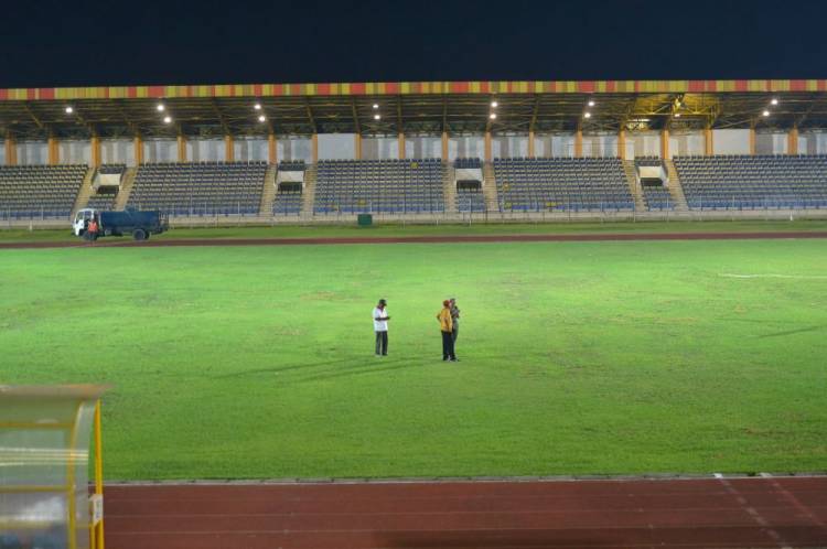 Jelang Liga 2 Grup A Dimulai, Stadion Kaharuddin Nasution Pekanbaru Berbenah