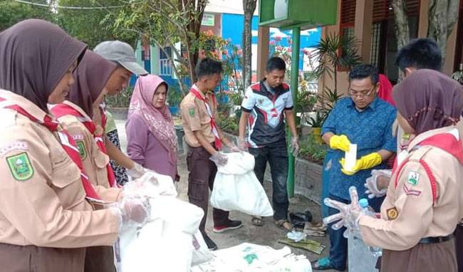UPT SMPN 4 Siak Hulu Wakili Kampar dalam Lomba Gudep Peduli Lingkungan