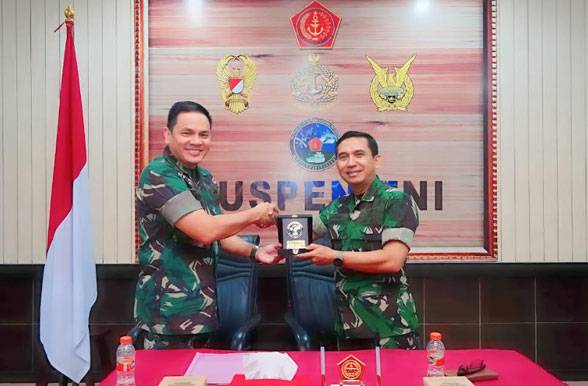 Kapuspen TNI Terima Penyerahan Jabatan Wakapuspen TNI