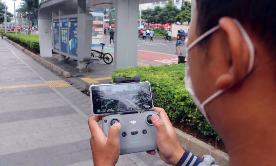 Gelar Operasi, Drone Pemprov DKI OTT Pembuang Sampah ke Sungai