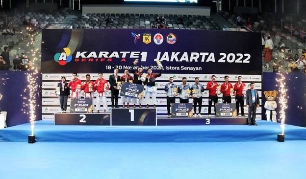 Karateka INKAI Dominasi Perolehan Medali di Kejuaraan Internasional Karate WKF
