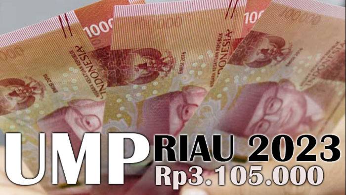 UMP Riau 2023 Rp 3,1 Juta