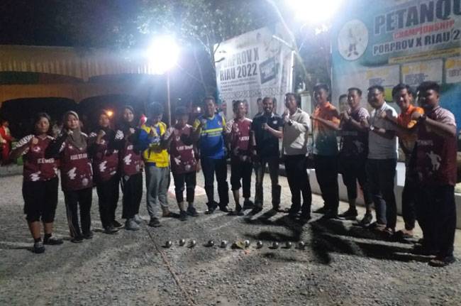 Cabor Petanque Tambah 2 Medali Untuk Rohil