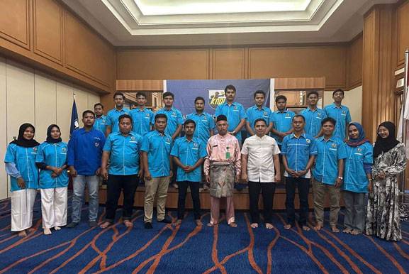 Ketua DPD KNPI Riau, Fuad Santoso Bentuk Pengurus Karateker DPD KNPI Rokan Hulu