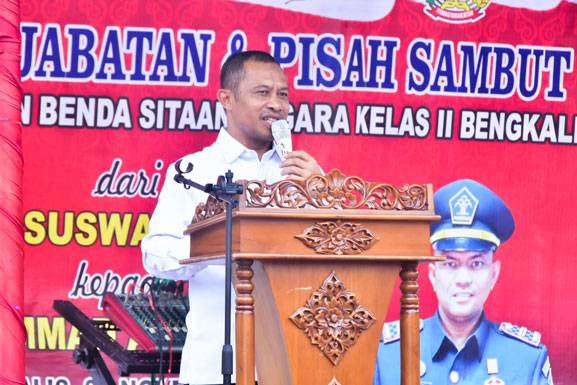 Wabup Bagus Santoso Hadiri Pisah Sambut Kepala Rupbasan Bengkalis