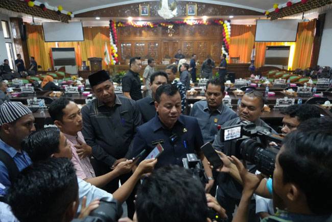 Bupati Suhardiman Amby Sampaikan Pidato Pengantar Ranperda APBD 2024