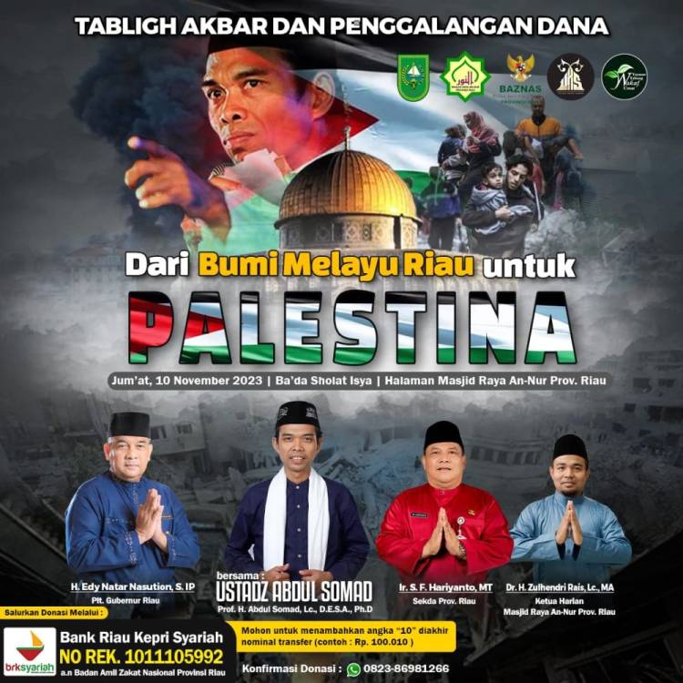 Ratusan Juta Terkumpul Jelang Tabligh Akbar UAS dan Penggalangan Dana Untuk Palestina