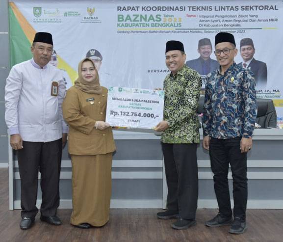 Bupati Kasmarni Terus Dorong Baznas Bengkalis, Dalam Upaya Mensejahterakan Masyarakat
