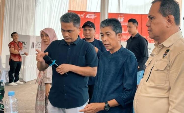 Kaban Kesbangpol Kuansing Hadiri Simulasi Pemungutan dan Penghitungan Suara Pilbup 2024