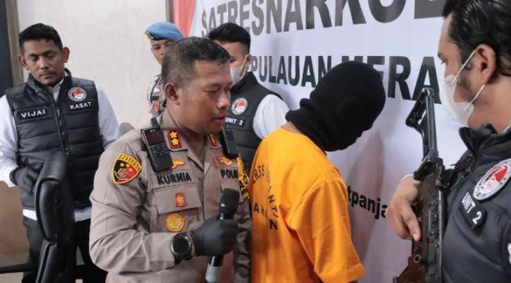 Penangkapan 15,6 Kg Sabu di Kepulauan Meranti, Kapolres: Ini Pengungkapan Terbesar