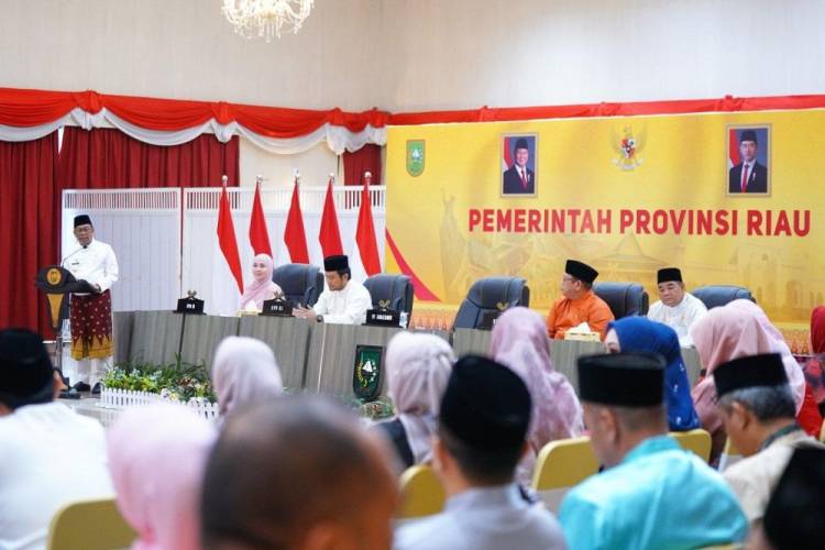 Pj Gubernur Silaturahmi Bersama Anggota DPD RI Riau