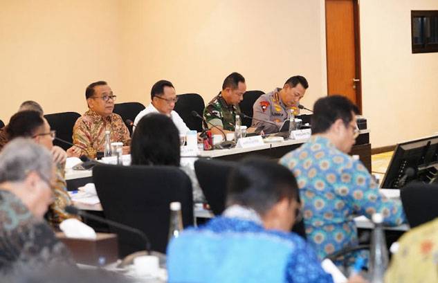 Dipimpin Menko PMK, Panglima TNI Hadiri Rakor Tingkat Menteri