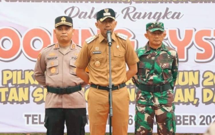 Pjs Bupati Kuansing Hadiri Apel Tiga Pilar