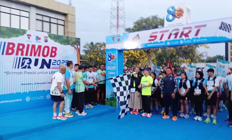 Brimob Run 2025, Kapolda Riau Suarakan Keadilan untuk TNTN