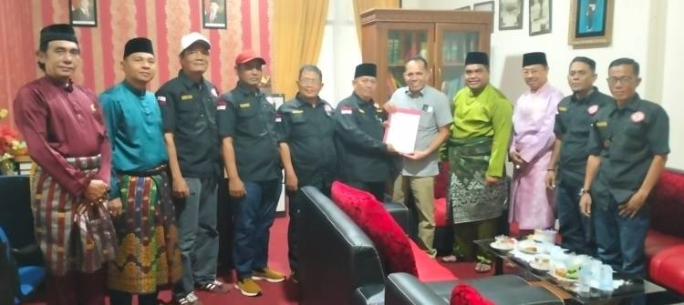 DPC AWI Audensi ke LAMR Bengkalis