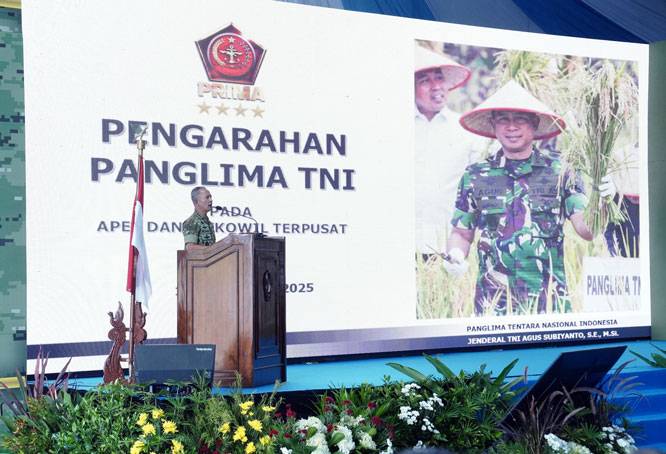 Panglima TNI Instruksikan Jajaran TNI AD Jaga Kondusifitas dan Ketahanan Nasional