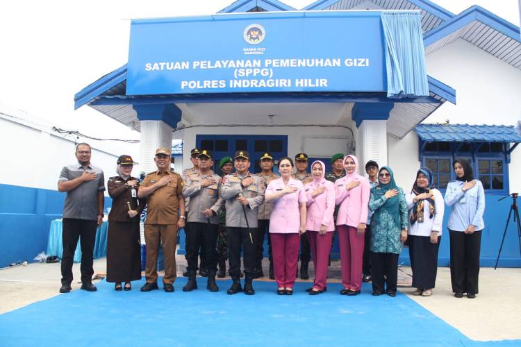 Ketua DPRD Inhil Hadiri Launching Dapur SPPG Yayasan Kemala Bhayangkari