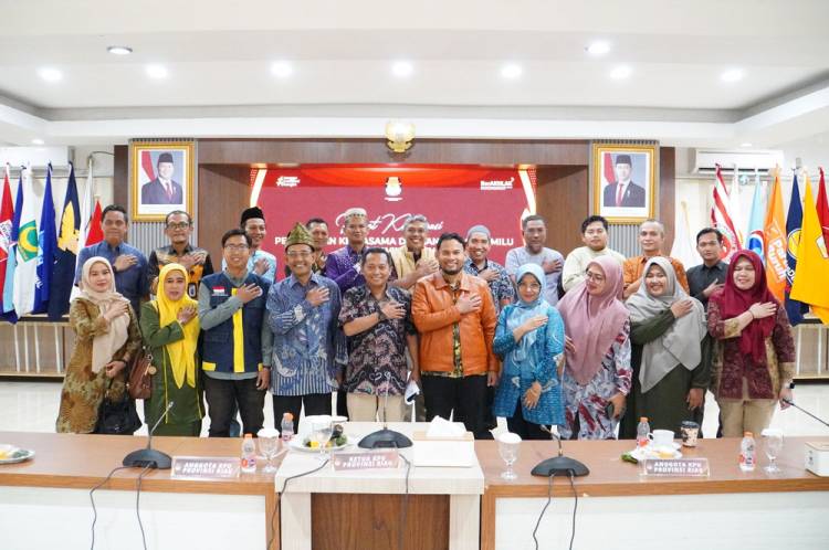 KPU Riau Gelar Rakor Penjajakan Kerja Sama dengan Pegiat Pemilu