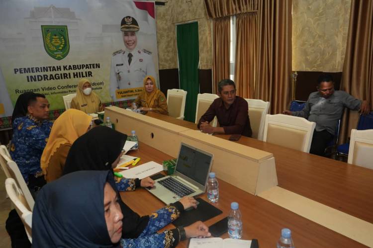 Wabup Yuliantini Ikuti Pertemuan Virtual dengan Kemenkes