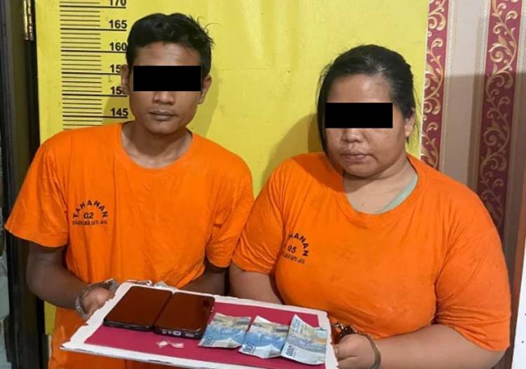Edarkan Sabu, Suami Istri di Sungai Lala Ditangkap