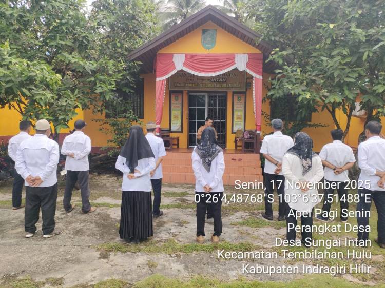 Pemdes Sungai Intan Hadiri Rakor Penilaian Desa Anti Korupsi