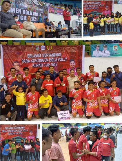 PBVSI dan Disparpora Pelalawan Sukses Gelar Bupati Cup 2021 Hingga Bentuk Tim Proyeksi,  Ini Kata H Zukri