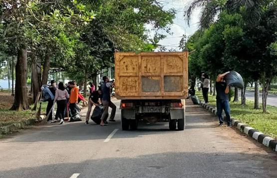 Sambut HUT Ke-7 Bakamla RI, SB Babel  Bersih-Bersih Perkantoran