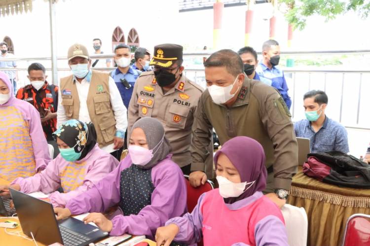 Hitungan Hari, Vaksinasi Covid-19 Polres Siak Akan Mencapai Target 70 Persen